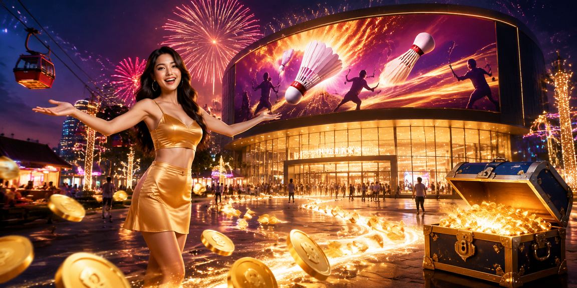 Pengguna Malaysia mengakses aplikasi sukan maya di Genting Highlands