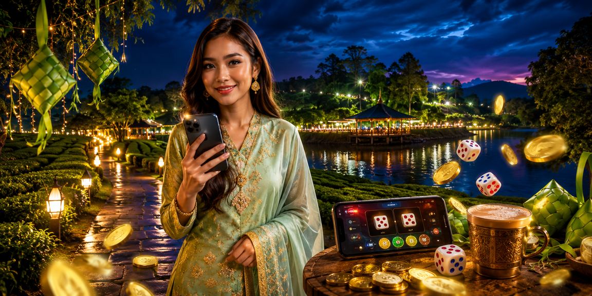 Suasana permainan dan pertaruhan semasa Hari Raya di Malaysia